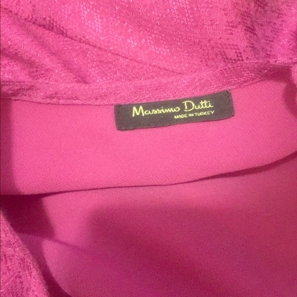 Massimo Dutti fuchsia dress